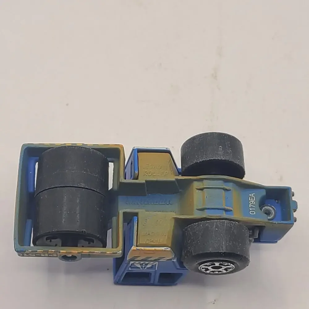 Vintage 1979 Matchbox Blue Road Roller PR-510